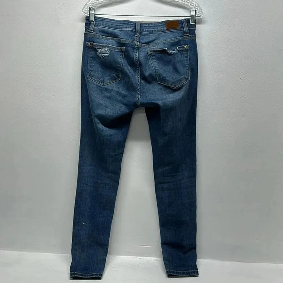 Judy Blue Skinny Denim Jeans Jean High Rise Distressed Ripped Boyfriend 9 / 29 - Picture 5 of 11
